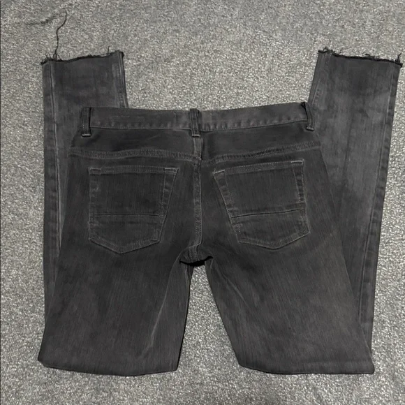 PacSun Black Biker Panel Stacked Skinny Jeans | 28x30 | Raw Hem 🖤 - Picture 8 of 8